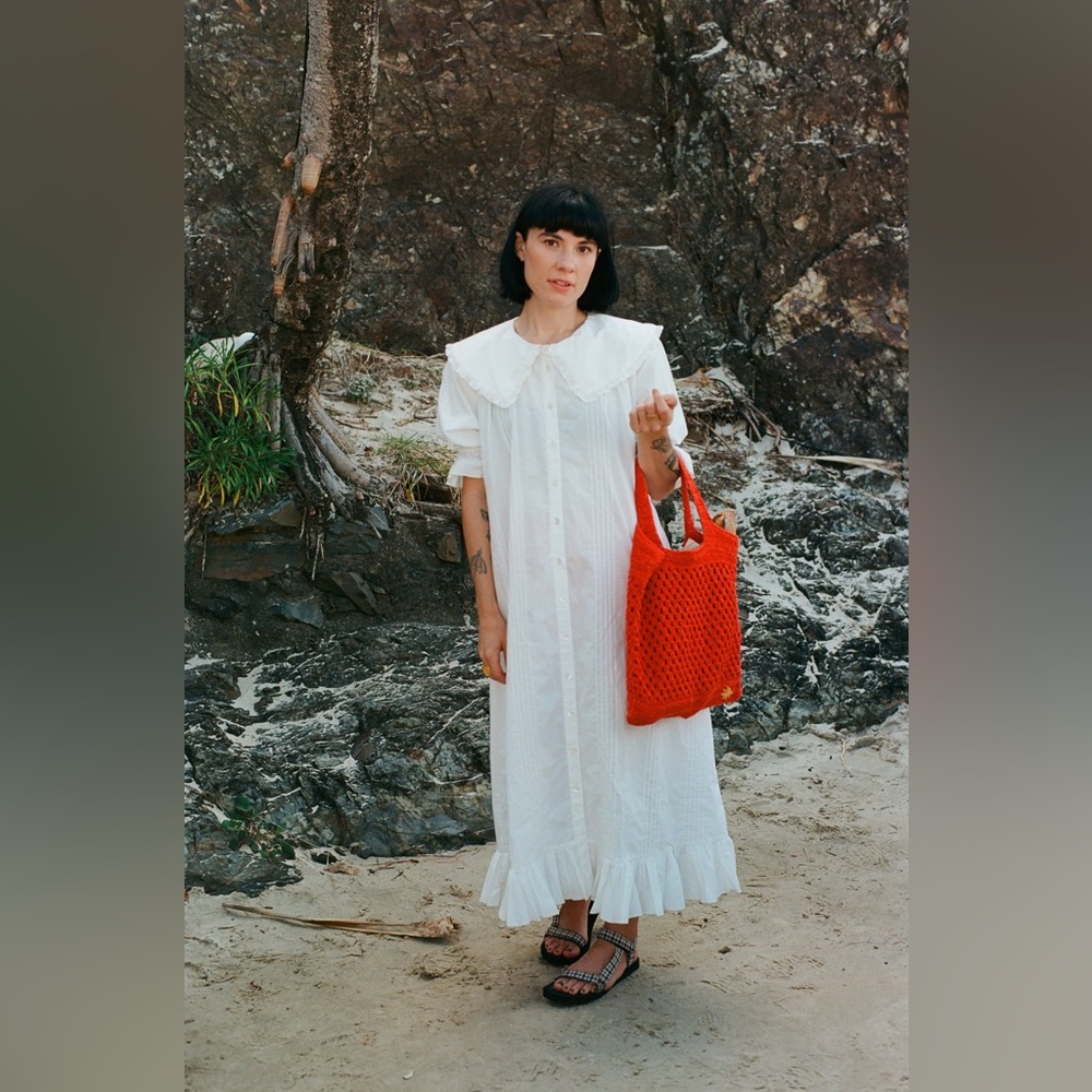Little Tienda Stevie Dress - White - New with Tags